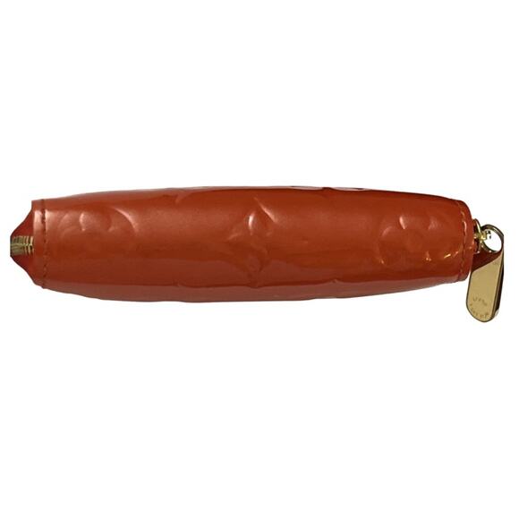 Louis Vuitton Vernis Compact Zippy Wallet Orange Patent Leather TH2029 France - Picture 5 of 13